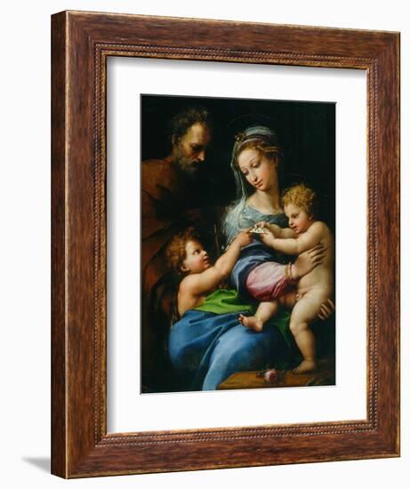 Madonna Della Rosa-Raphael-Framed Giclee Print