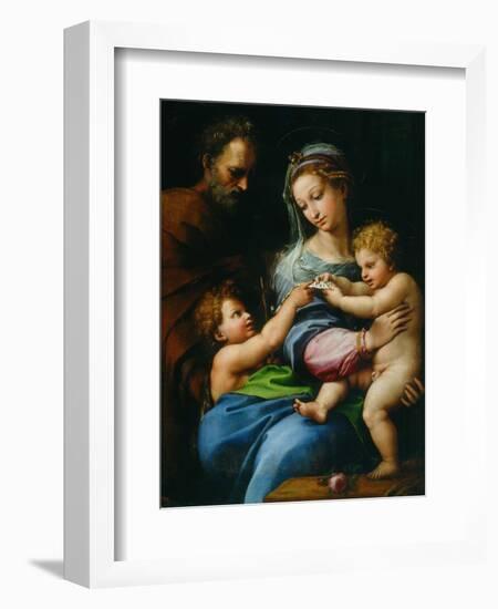 Madonna Della Rosa-Raphael-Framed Giclee Print