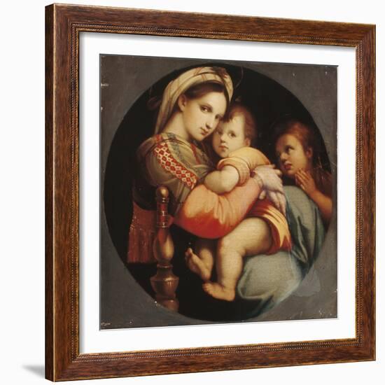 Madonna Della Sedia-Raphael-Framed Giclee Print