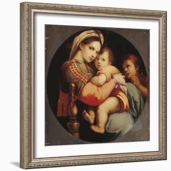 Madonna Della Sedia-Raphael-Framed Giclee Print