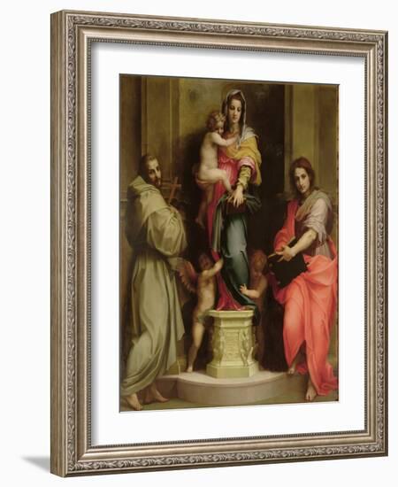 Madonna Delle Arpie-Andrea del Sarto-Framed Giclee Print