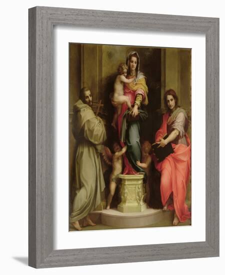 Madonna Delle Arpie-Andrea del Sarto-Framed Giclee Print