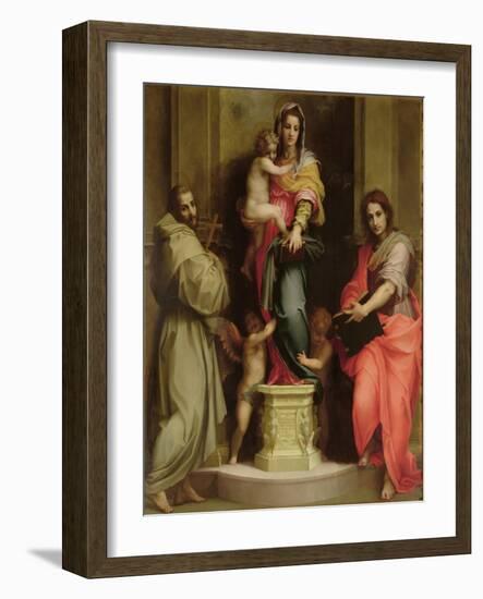 Madonna Delle Arpie-Andrea del Sarto-Framed Giclee Print