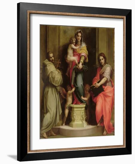 Madonna Delle Arpie-Andrea del Sarto-Framed Giclee Print