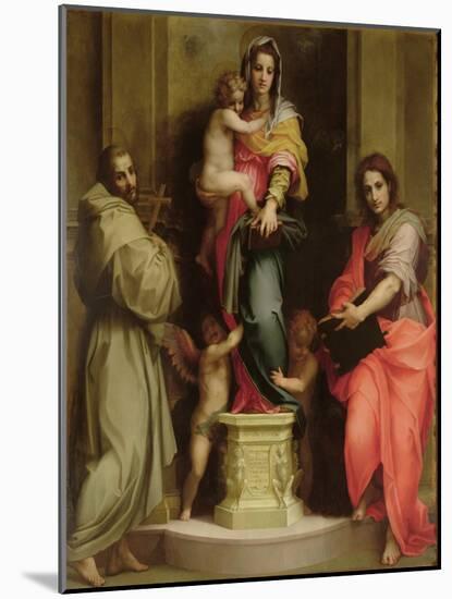 Madonna Delle Arpie-Andrea del Sarto-Mounted Giclee Print