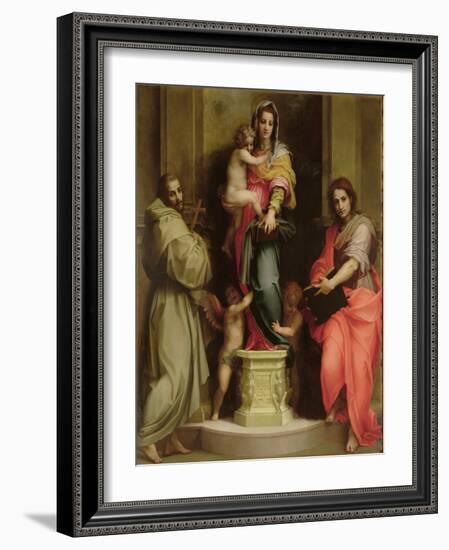 Madonna Delle Arpie-Andrea del Sarto-Framed Giclee Print