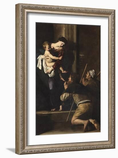 Madonna di Loreto-Caravaggio-Framed Art Print