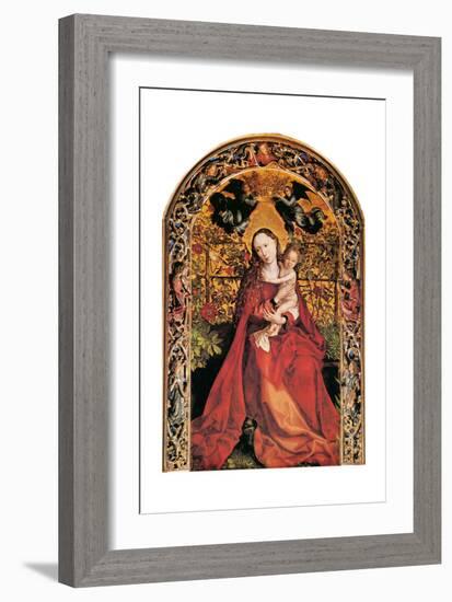 Madonna in Rose Garden, 1473-Martin Schongauer-Framed Giclee Print