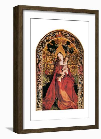 Madonna in Rose Garden, 1473-Martin Schongauer-Framed Giclee Print