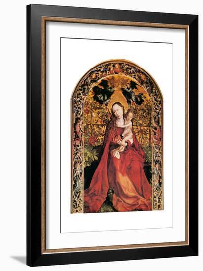 Madonna in Rose Garden, 1473-Martin Schongauer-Framed Giclee Print