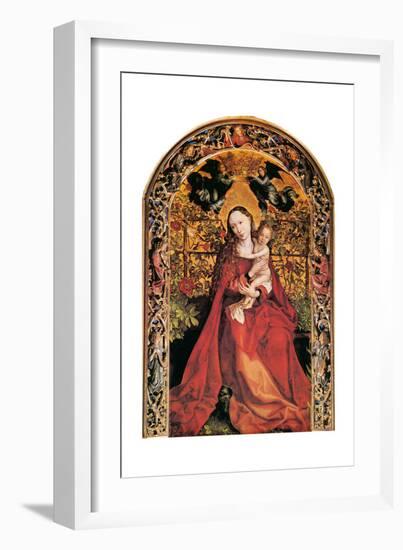 Madonna in Rose Garden, 1473-Martin Schongauer-Framed Giclee Print