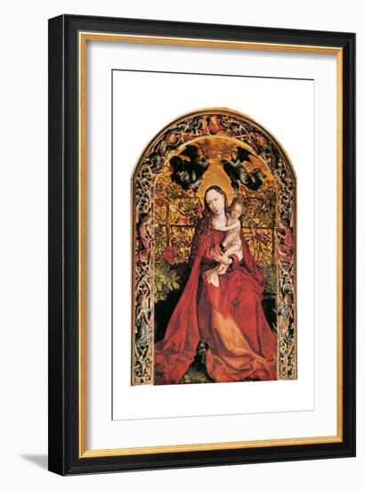 Madonna in Rose Garden, 1473-Martin Schongauer-Framed Giclee Print