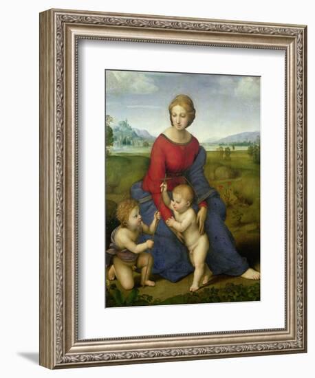 Madonna in the Meadow, 1505 or 1506-Raphael-Framed Giclee Print