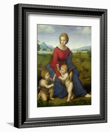 Madonna in the Meadow, 1505 or 1506-Raphael-Framed Giclee Print