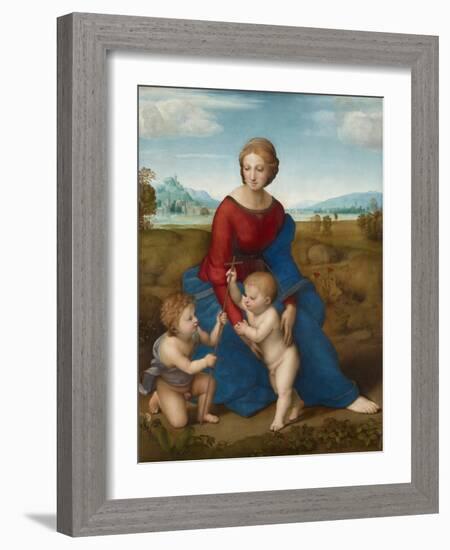 Madonna in the Meadow, Ca 1506-Raphael-Framed Giclee Print
