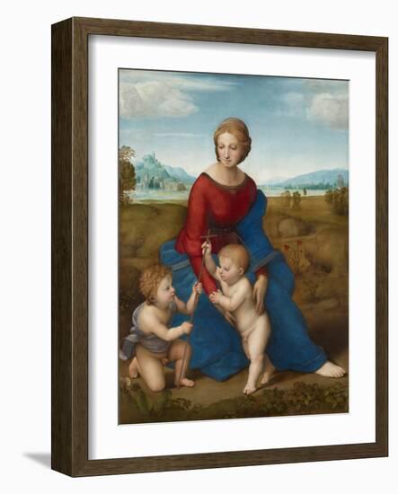 Madonna in the Meadow, Ca 1506-Raphael-Framed Giclee Print