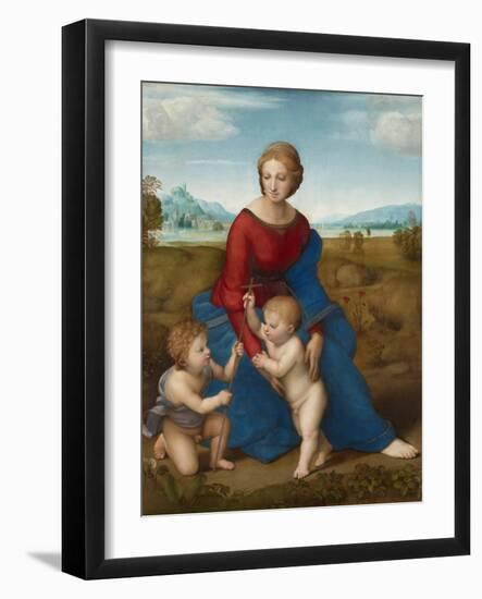 Madonna in the Meadow, Ca 1506-Raphael-Framed Giclee Print