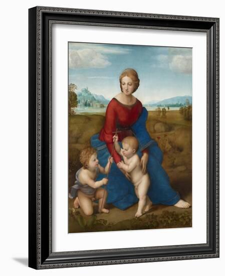 Madonna in the Meadow, Ca 1506-Raphael-Framed Giclee Print