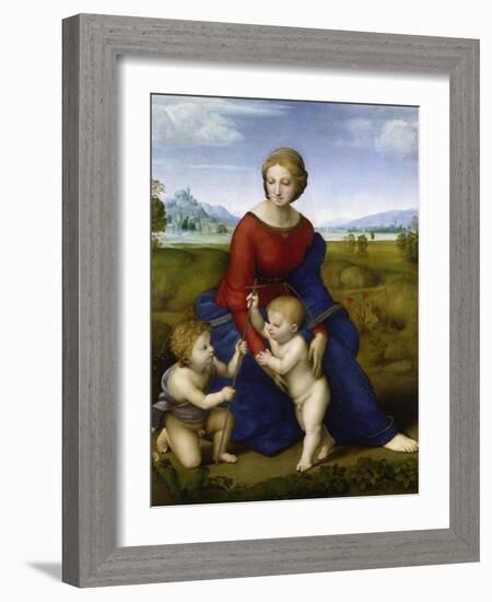 Madonna in the Meadow-Raphael-Framed Giclee Print