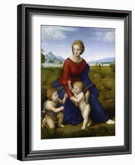 Madonna in the Meadow-Raphael-Framed Giclee Print