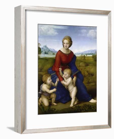 Madonna in the Meadow-Raphael-Framed Giclee Print