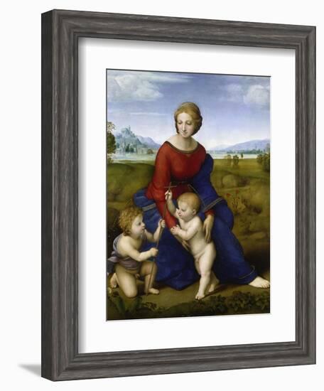 Madonna in the Meadow-Raphael-Framed Giclee Print