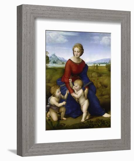 Madonna in the Meadow-Raphael-Framed Giclee Print