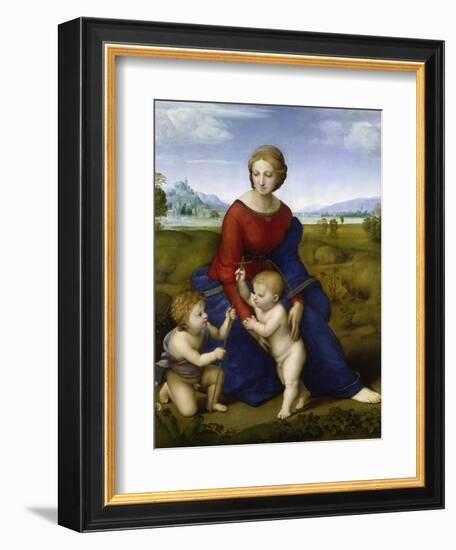 Madonna in the Meadow-Raphael-Framed Giclee Print