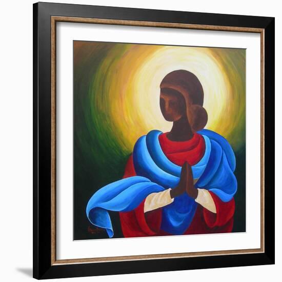 Madonna Maiden of Love, 2012, (Acrylic on Masonite)-Patricia Brintle-Framed Giclee Print