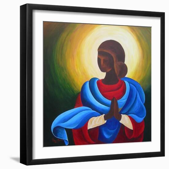 Madonna Maiden of Love, 2012, (Acrylic on Masonite)-Patricia Brintle-Framed Giclee Print