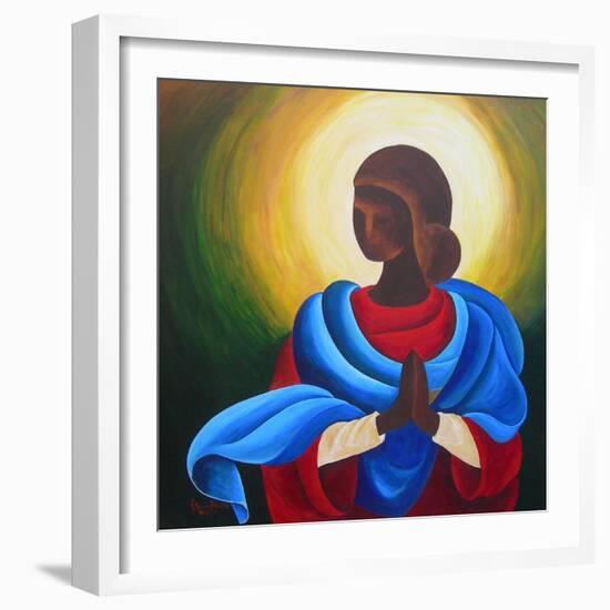 Madonna Maiden of Love, 2012, (Acrylic on Masonite)-Patricia Brintle-Framed Giclee Print