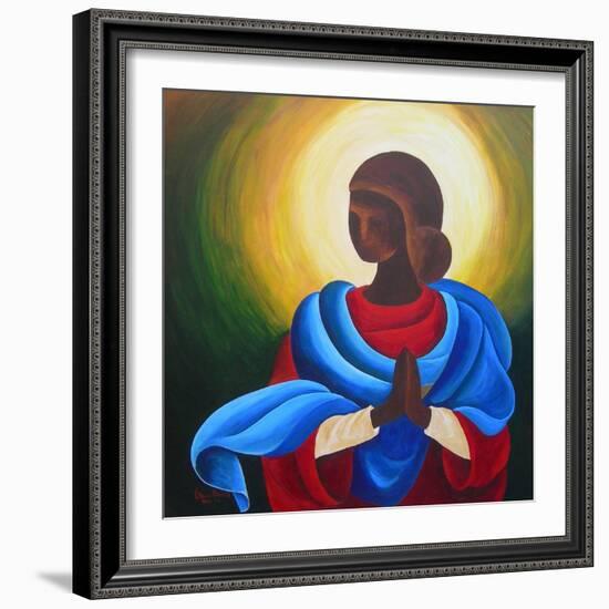 Madonna Maiden of Love, 2012, (Acrylic on Masonite)-Patricia Brintle-Framed Giclee Print