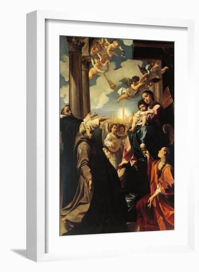 Madonna of Bargellinis, 1588-Lodovico Carracci-Framed Giclee Print