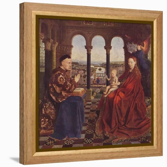 Madonna of Chancellor Rolin, c1435, (1938)-Jan Van Eyck-Framed Premier Image Canvas