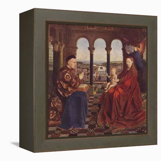 Madonna of Chancellor Rolin, c1435, (1938)-Jan Van Eyck-Framed Premier Image Canvas