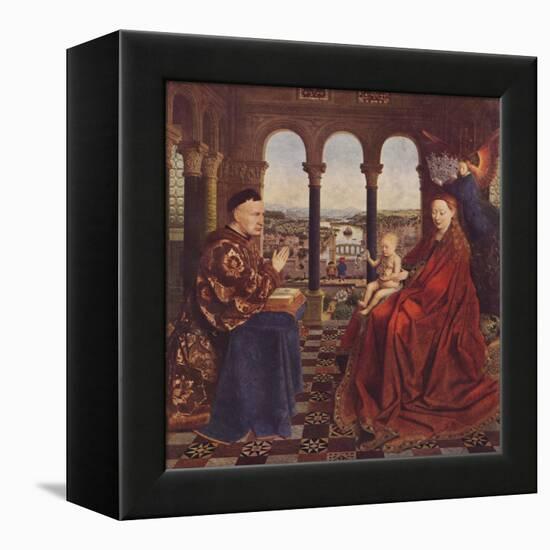 Madonna of Chancellor Rolin, c1435, (1938)-Jan Van Eyck-Framed Premier Image Canvas