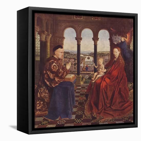 Madonna of Chancellor Rolin, c1435, (1938)-Jan Van Eyck-Framed Premier Image Canvas