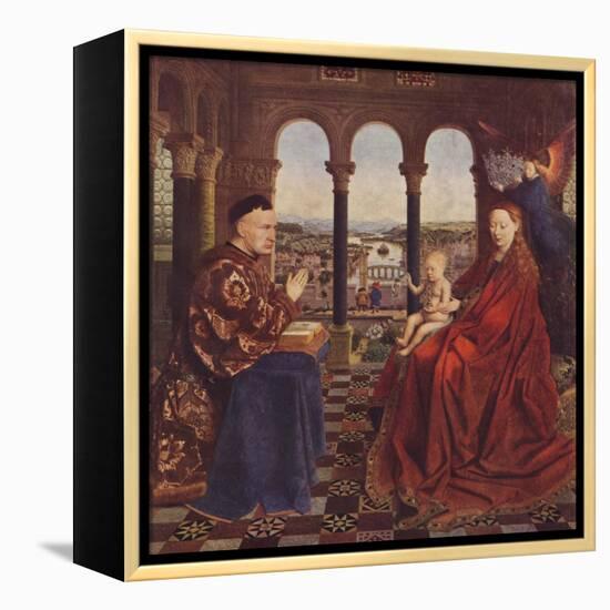 Madonna of Chancellor Rolin, c1435, (1938)-Jan Van Eyck-Framed Premier Image Canvas