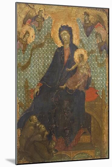 Madonna of Franciscans-Duccio Di buoninsegna-Mounted Giclee Print