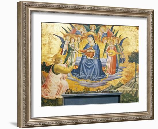 Madonna of Girdle, 1450-Benozzo Gozzoli-Framed Giclee Print