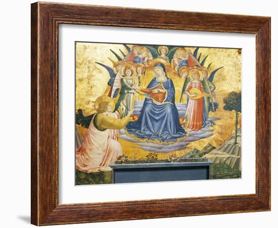 Madonna of Girdle, 1450-Benozzo Gozzoli-Framed Giclee Print