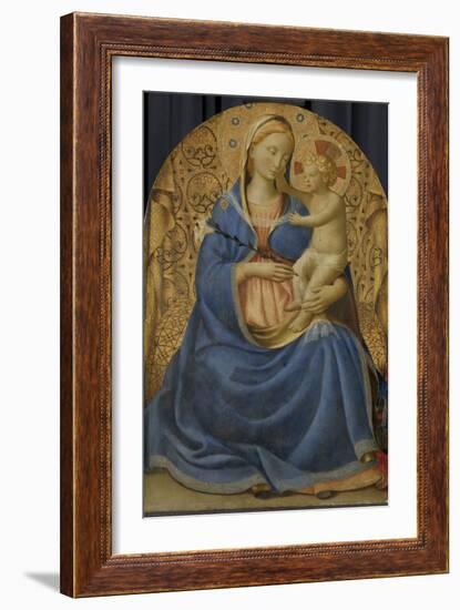 Madonna of Humility, c.1440-Fra Angelico-Framed Giclee Print