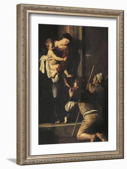 Madonna of Loreto, C.1606-Caravaggio-Framed Giclee Print