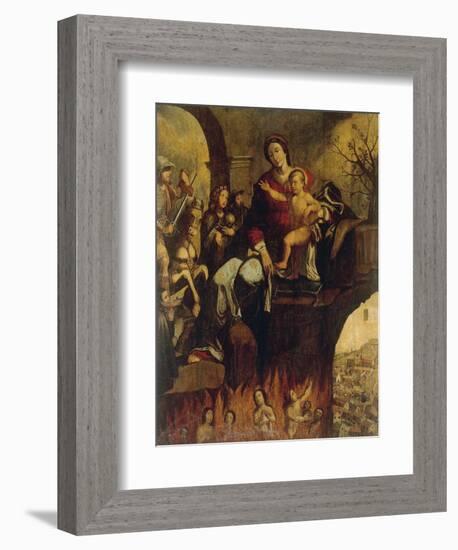 Madonna of Plague-null-Framed Giclee Print