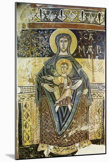 Madonna of San Clemente of Tahull-null-Mounted Giclee Print