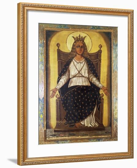 Madonna of Schiavonea or Madonna of the Fishes, 1648-null-Framed Giclee Print