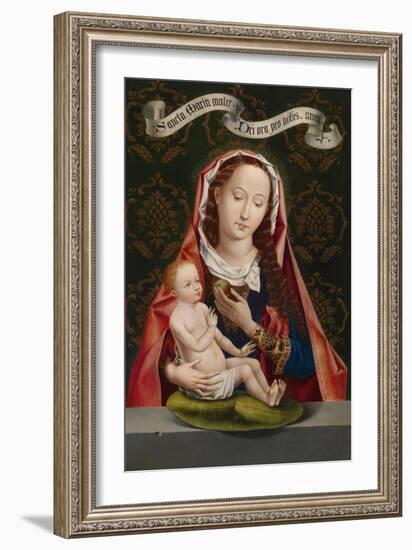 Madonna of the Apple-Hans Memling-Framed Giclee Print