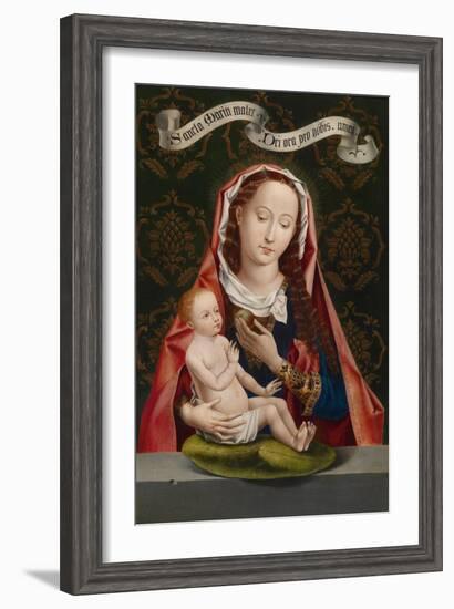 Madonna of the Apple-Hans Memling-Framed Giclee Print