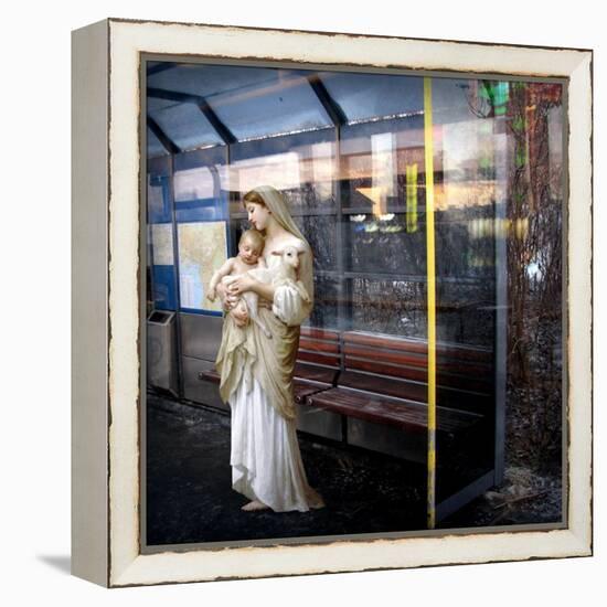 Madonna of the Bus-Stop, 2008-Trygve Skogrand-Framed Premier Image Canvas