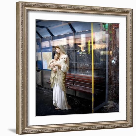 Madonna of the Bus-Stop, 2008-Trygve Skogrand-Framed Giclee Print